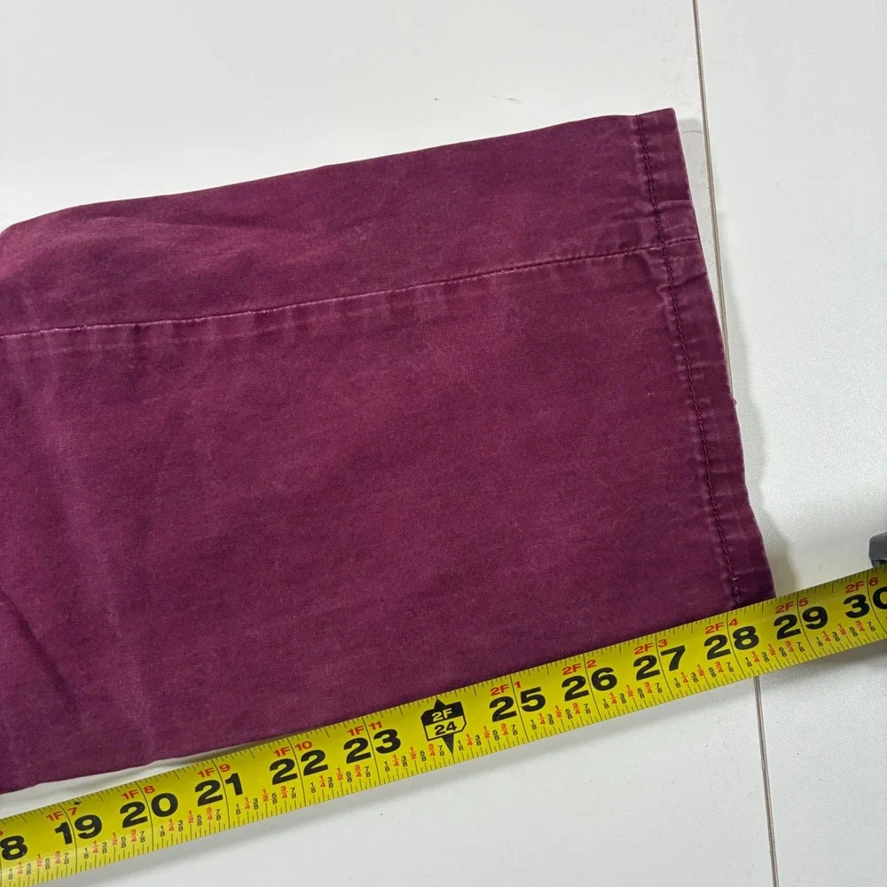 Levi's 513 Slim Straight Jeans 32x29 Burgundy Maroon USA Cowboy